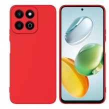 Силиконов калъф / кейс / Nano TPU за Honor 200 Smart - червен гръб със защита за камерата