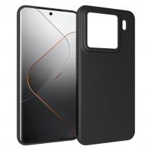 Силиконов калъф / гръб / TPU кейс за Xiaomi 15 - черен / мат