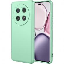 Силиконов калъф / кейс / Nano TPU за Honor Magic 7 Lite - мента гръб със защита за камерата