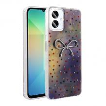 Луксозен силиконов калъф / гръб / TPU Ponti Case за Samsung Galaxy A06 - цветен кейс със панделка