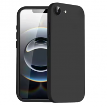 Силиконов калъф / гръб / TPU кейс за iPhone 16e - черен
