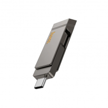 USB Flash памет Hoco UD15 32GB Dual USB-C + USB-A 3.2 - сива 