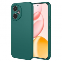 Силиконов калъф / кейс / Nano TPU за Honor 400 5G - тъмно зелен гръб със защита за камерата