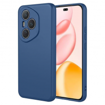 Силиконов калъф / кейс / Nano TPU за Honor 400 Pro 5G - тъмно син гръб със защита за камерата