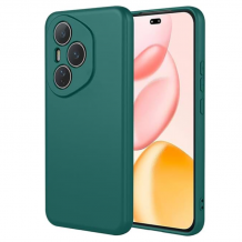 Силиконов калъф / кейс / Nano TPU за Honor 400 Pro 5G - тъмно зелен гръб със защита за камерата