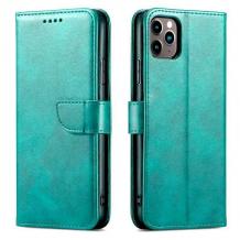 Луксозен кожен калъф Magnet Book със стойка за Honor 400 Lite - зелен