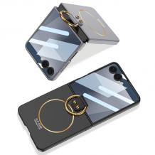 Луксозен гръб / кейс / Premium Case с безжично зареждане MagSafe за Samsung Galaxy Z Flip 7 - розов