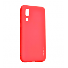 Луксозен силиконов калъф / гръб / Sammato Cover TPU Case за Samsung Galaxy A2 Core - червен