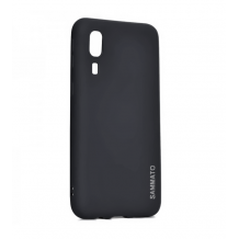 Луксозен силиконов калъф / гръб / Sammato Cover TPU Case за Samsung Galaxy A2 Core - черен
