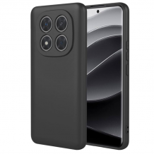 Силиконов калъф / кейс за Xiaomi Redmi Note 15 Pro - черен гръб със защита за камерата