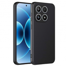 Силиконов калъф / кейс за Xiaomi 17 - черен гръб със защита за камерата