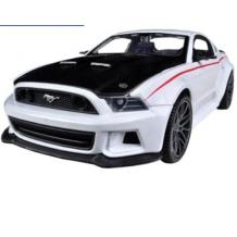 Колекционерски метален автомобил с отварящи се врати Ford Mustang Street Racer 2014 1/24 - бял