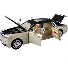 Колекционерска Метална кола със звук и светлини Rolls Royce Phantom 1/24 