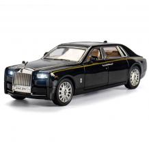 Метална кола със звук и светлини Rolls Royce Phantom 1/24 