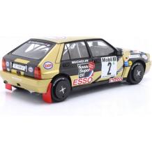 Метална кола Lancia Delta HF Integrale Black #2 Y.Loubet / J.M.Andrie Adac Ra Solido 1/18