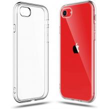 Луксозен силиконов калъф / гръб / TPU 2.0mm за Apple iPhone SE2 - прозрачен
