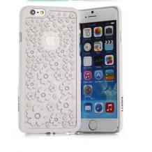 Твърд гръб / капак / за LUOYA за Apple iPhone 6 4.7'' - бял / цветя