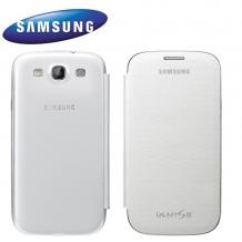Оригинален Flip Cover калъф за Samsung Galaxy S3 SIII i9300 - бял