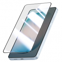 5D full cover Tempered glass Full Glue screen protector Xiaomi Redmi Note 15 Pro 5G / Извит стъклен скрийн протектор с лепило от вътрешната страна за Xiaomi Redmi Note 15 Pro 5G - черен кант