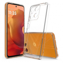 Силиконов калъф / гръб / TPU кейс за Motorola Moto G57 Power - прозрачен гръб със защита за камерата