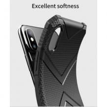 Силиконов калъф / гръб / TPU Hybrid за Samsung Galaxy S10 Plus - черен / Immortal