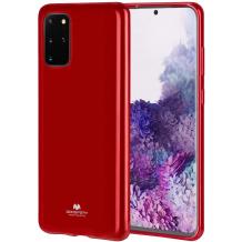Луксозен силиконов калъф / гръб / TPU Mercury GOOSPERY Jelly Case за Samsung Galaxy S20 Ultra - червен