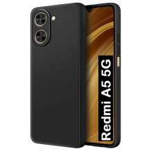 Силиконов калъф / гръб / TPU кейс за Xiaomi Redmi A5 - черен гръб със защита за камерата / мат