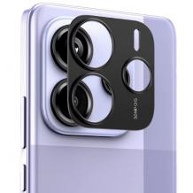 Стъклен протектор / 3D Tempered Glass Camera Lens / за задна камера на Xiaomi Redmi Note 14 5G - черен