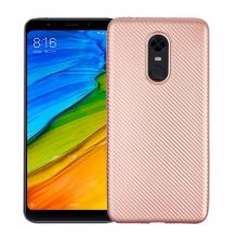 Силиконов калъф / гръб / TPU за Xiaomi Redmi 5 - Rose Gold / Carbon