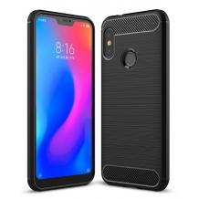 Силиконов калъф / гръб / TPU за Xiaomi RedMi 6 Pro / Xiaomi Mi A2 Lite - черен / carbon