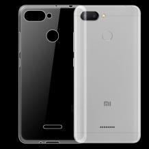 Ултра тънък силиконов калъф / гръб / TPU Ultra Thin за Xiaomi RedMi 6 - прозрачен