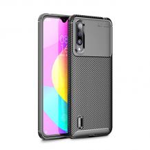 Луксозен силиконов калъф / гръб / TPU Auto Focus за Xiaomi Redmi 7A - черен / Carbon