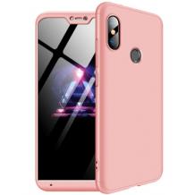 Твърд гръб Magic Skin 360° FULL за Huawei Honor 8X - Rose Gold