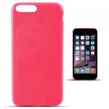 Ултра тънък силиконов калъф / гръб / TPU Ultra Thin Candy Case за Apple iPhone 7 Plus - розов / брокат