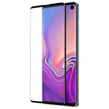 3D full cover Tempered glass screen protector Samsung Galaxy S10 Lite / A91 / Извит стъклен скрийн протектор за Samsung Galaxy S10 Lite / A91 - черен