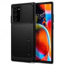 Оригинален гръб Spigen Slim Armor със стойка за Samsung Galaxy Note 20 Ultra - черен