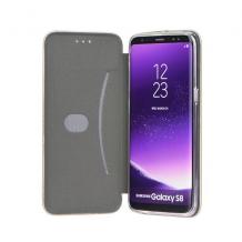 Луксозен кожен калъф Flip тефтер със стойка OPEN за Samsung Galaxy S20 Ultra - черен