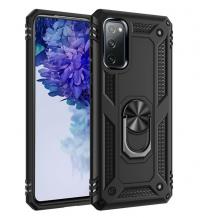 Силиконов гръб Spigen със стойка и магнитно захващане за Samsung Galaxy A72 / A72 5G – черен