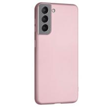 Силиконов калъф / гръб / TPU за Samsung Galaxy S21 Plus - Rose Gold