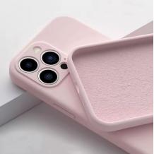 Луксозен гръб / кейс / Smooth Guard Silicone Case с безжично зареждане MagSafe за Apple iPhone 16 Pro (6.3) - розов
