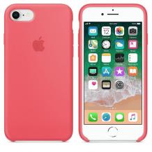 Оригинален гръб Silicone Cover за Apple iPhone 7 / iPhone 8 - розов