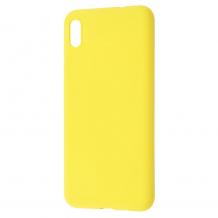 Луксозен силиконов калъф / гръб / Nano TPU за Xiaomi Redmi 9A - жълт