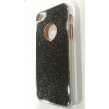 Луксозен заден предпазен капак за Apple iPhone 5 - черен / блестящ
