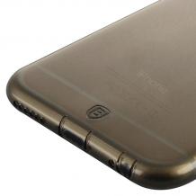 Ултра тънък силиконов калъф / гръб / TPU BASEUS Simple Series за Apple iPhone 6 Plus 5.5'' - сив