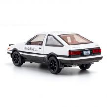 Метална кола с отварящи се врати капаци светлини и звуци Toyota Trueno AE86 1:32