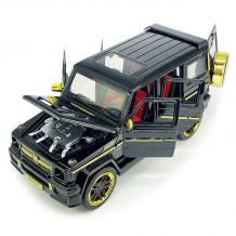 Метален джип Mercedes G-class G65 с отварящи се врати капаци светлини и звуци 1:24 