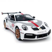 Метална кола с отварящи се врати капаци светлини и звуци Porsche 911 GT3 RSR 1:24