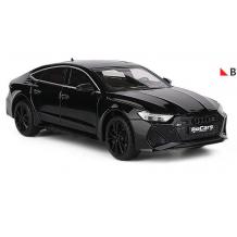 Метална кола с отварящи се врати капаци светлини и звуци Audi RS7 1:24