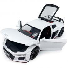 Метална кола с отварящи се врати капаци светлини и звуци Audi R8 V10 Plus 1:24