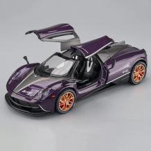 Метална кола с отварящи се врати капаци светлини и звуци Pagani Huayra 1:24